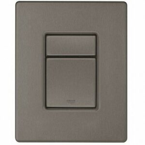 לחצן מרובע בגימור שחור מט למיכל גרואה המקורי